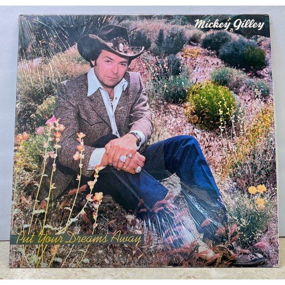Mickey Gilley Put Your Dreams Away 33RPM Vinyl LP 80s Country Epic in VG+ - Picture 4 of 7